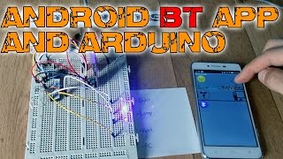 Create a Bluetooth App and control the Arduino [upl. by Demahom]