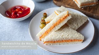 Sandwich de Mezcla Puerto Rican Party Sandwiches [upl. by Kallman453]