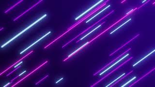 4K Rounded Neon Multicolored lines Background Looped Animation  Free Footage  Motion Made [upl. by Sergias]