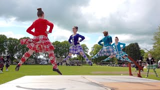 Highland Reel Scottish Dance competition during ther 2019 Oldmeldrum Sports amp Highland Games [upl. by Hardin]