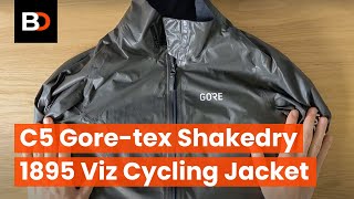 C5 Goretex Shakedry 1985 Viz Cycling Jacket Review [upl. by Aihsyn]