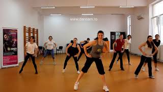 Coregrafie 1 ZUMBA FITNESS Cursuri ONLINE wwwdansamro [upl. by Aenad]