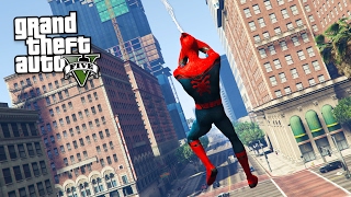 SPIDERMAN MOD w WEB SWINGING GTA 5 Mods [upl. by Sargent]