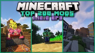 Top 200 Best Mods for Minecraft 1122 EPISODE 3Bosses Leaves Swimming [upl. by Hajidahk]