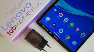 Lenovo TAB M10 FHD Quick Unbox Setup with Demo [upl. by Esyahc286]