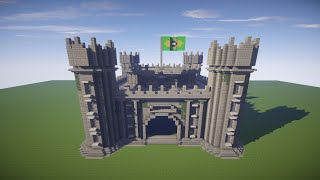 Minecraft Como Fazer um Castelo Pequeno [upl. by Iohk]