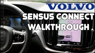 Volvo XC60 Sensus Connect Walkthrough  Virtual Tour 2020 [upl. by Aihsoek]