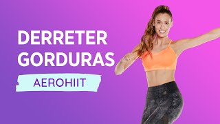 Aula de Ginástica  Derreta Gorduras com 20 min de AeroHIIT [upl. by Jannel]