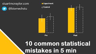 Ten Statistical Mistakes in 5 Min [upl. by Nuhsal]