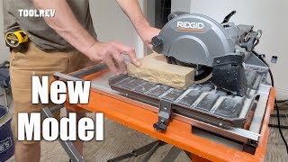 RIDGID R4031S 7 Wet Tile Saw Review [upl. by Ikkaj64]