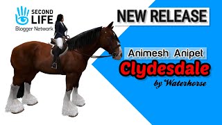 Animesh HORSE  NEW RELEASE  Second Life 2023 [upl. by Ecila]