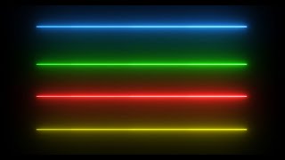 Neon Glow Effect  Light Lines  Glow Straight Line  Animated Line  Animation Footage [upl. by Bartosch]