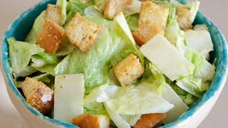 Classic Caesar Salad Recipe [upl. by Eixid]