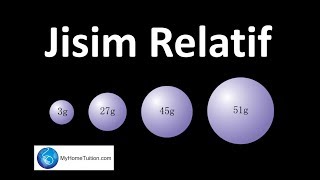 Kimia Tingkatan 4 KSSM Bab 3  Jisim Relatif  Konsep Mol Formula dan Persamaan Kimia [upl. by Naujyt667]