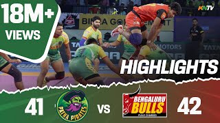 Pro Kabaddi 2018 Highlights  Patna Pirates vs Bengaluru Bulls  Pawan Sehrawat 14 Raid Points [upl. by Rubenstein]