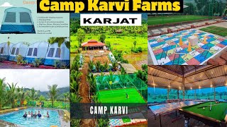 Camp Karvi  Karjat  Karvi Farms  AABK  Monsoon Camping [upl. by Alled98]