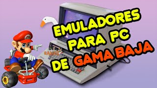 Emuladores para jugar con una PC Gama Baja  2023 [upl. by Lorne]