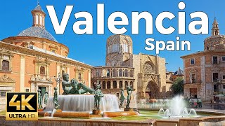 Valencia Spain Walking Tour 4k Ultra HD 60fps – With Captions [upl. by Mcbride]