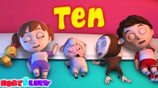 Ten In The Bed Kids Nursery Rhyme and Song for Preschooler [upl. by Eselahc562]