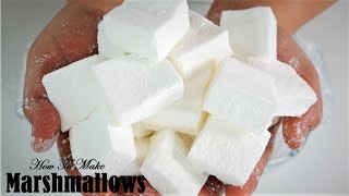 How To Make Marshmallows  Easy Recipe  No Corn Syrup [upl. by Moss954]