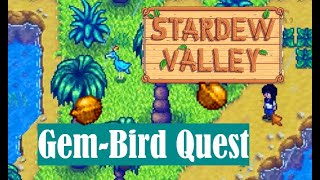 How to Solve the GemBird Riddle  Ginger Island  Stardew Valley NEW 15 Update [upl. by Aremihc281]