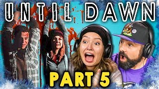 NO SHES DEAD  UNTIL DAWN  Part 5 React Lets Plays [upl. by Cristine]