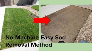 NoMachine easy sodturf removal method [upl. by Caplan]