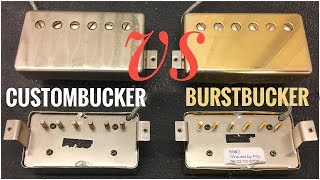 Custombucker Vs Burstbucker  Humbucker Comparison [upl. by Folsom932]