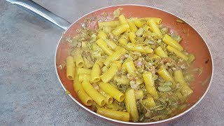 PASTA CARCIOFI PANCETTA E ZAFFERANO  FoodVlogger [upl. by Esli]