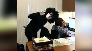 OFFICE SCARE PRANKS COMPILATION [upl. by Laeynad445]