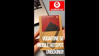 Vodafone UK 5G Mobile Hotspot MU5001 Unboxing [upl. by Goss]