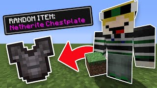 Minecraft But Dropping Items Gives Random Loot [upl. by Sparkie]