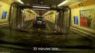 Driving the Channel Tunnel  Folkestone to Calais [upl. by Humberto]