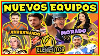 RETO 4 ELEMENTOS  NUEVOS EQUIPOS MORADO Y ANARANJADO  4a TEMPORADA  CANAL 5 [upl. by Arnold]