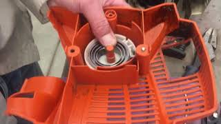 STIHL trimmer proper cord replacement [upl. by Llebana]