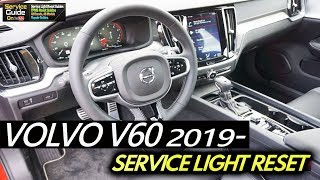 Volvo V60 2019 Service Light Reset Guide [upl. by Fernanda]