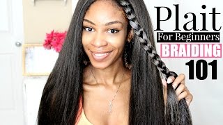 How to Plait Hair for Beginners Step by Step [upl. by Castle]