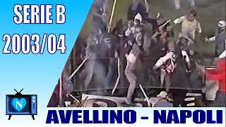 Avellino  Napoli  serie B 20032004  servizio DS Rai 2 [upl. by Llerdnod]