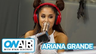 Ariana Grande Talks quotFocusquot Love Life  On Air with Ryan Seacrest [upl. by Nirrek594]