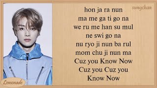 NCT U  Know Now Easy Lyrics [upl. by Yellat]