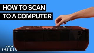 How To Scan A Document To Your Computer [upl. by Berthoud]