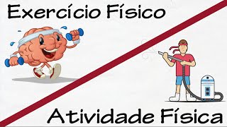 ATIVIDADE FÍSICA X EXERCÍCIO FÍSICO [upl. by Alessig]