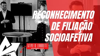 DIREITO DE FAMÍLIA Reconhecimento de filiação socioafetiva [upl. by Gaynor820]