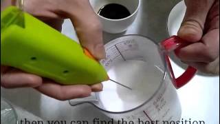 How To Make Latte Art with Mini Milk Frother [upl. by Som]