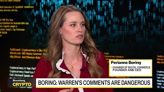 Warrens Crypto Comments Dangerous Digital Commerce CEO [upl. by Yrakcaz172]