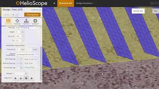 HOW TO CALCULATE GCR IN HELIOSCOPE  GROUND COVERAGE RATIO GCR IN SOLAR PV SYSTEM [upl. by Anitnuahs]