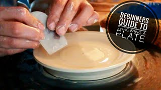 Beginners guide to throwing a plate on the Wheel [upl. by Gallard]