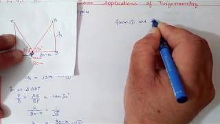 Chapter9 Ex91 Q910 Some Applications of Trigonometry  Ncert Maths Class 10  Cbse [upl. by Marilla]