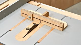 Make This Mini Table Saw Sled  Super Deluxe Version [upl. by Adaven]