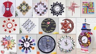 27 Handmade DIY Wall Clock Making From Waste Items [upl. by Stoffel]